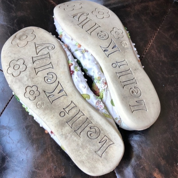 𝅺LELLI Kelly beaded embroidered flats size 34/ 3 - Picture 5 of 5